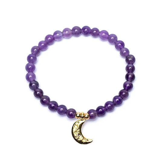 Amethyst mit Sternenanhänger