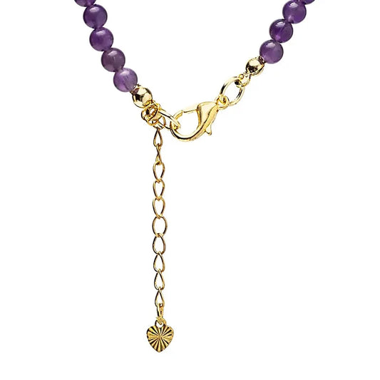 Amethyst mit Sternenanhänger (Halskette)