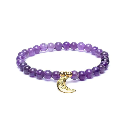 Amethyst mit Sternenanhänger