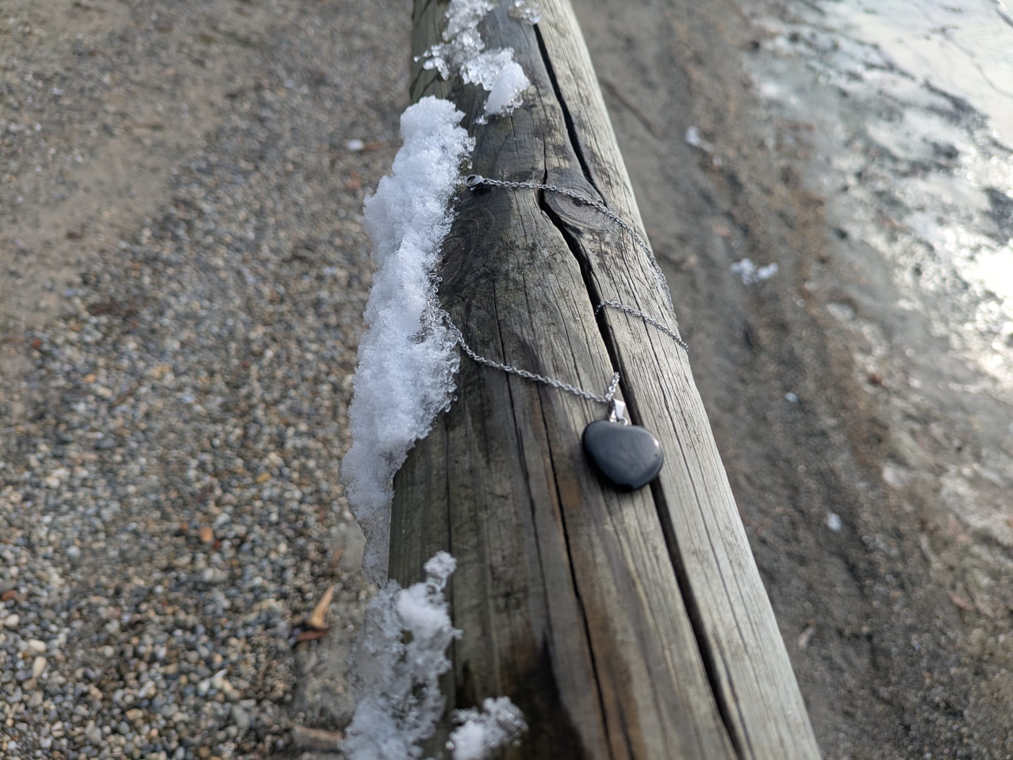 Onyx - Kette mit Herzanhänger