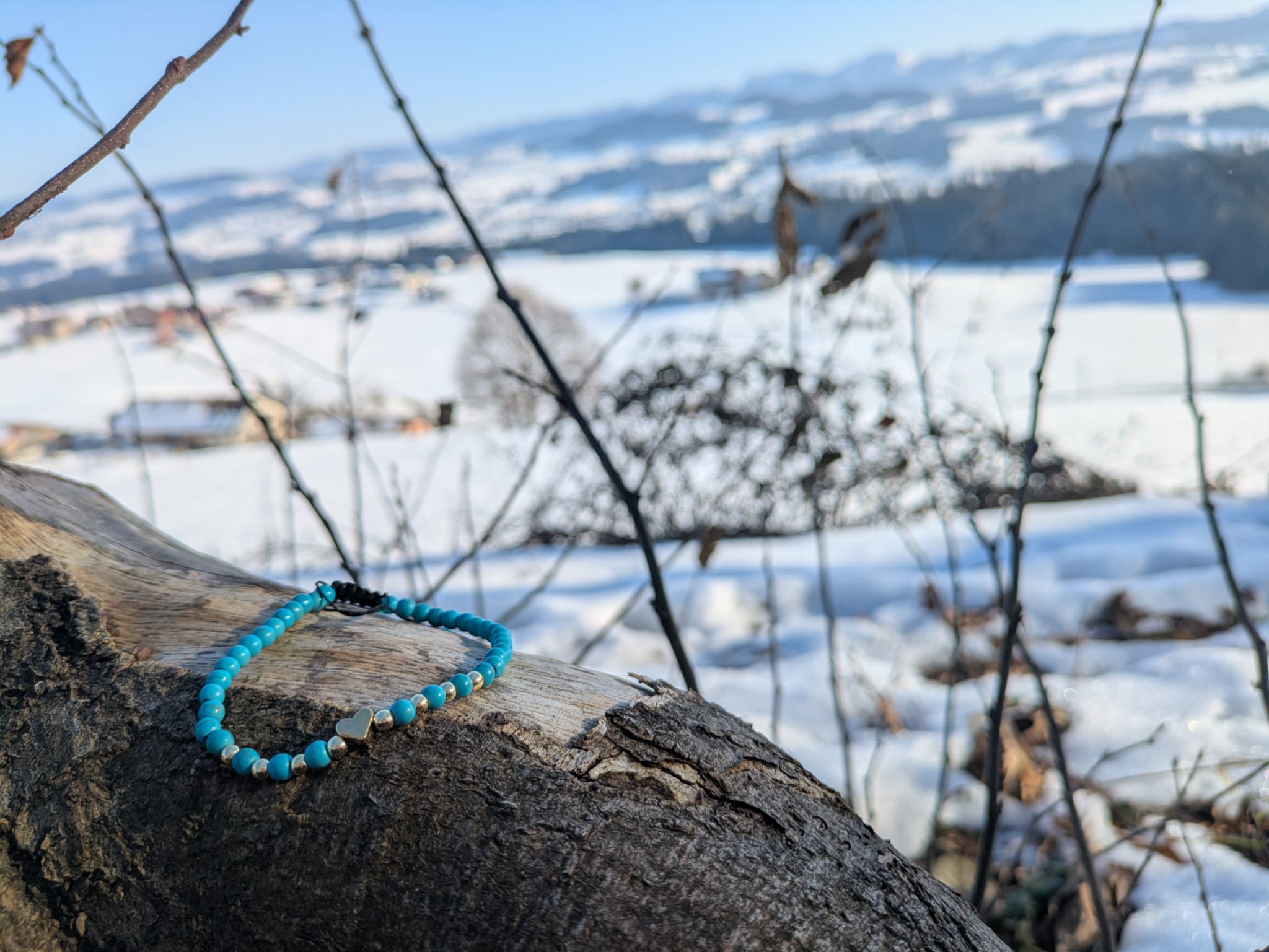 Zartes Armband - Türkis