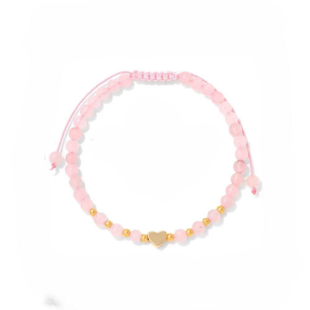 Zartes  Armband - Rosenquarz